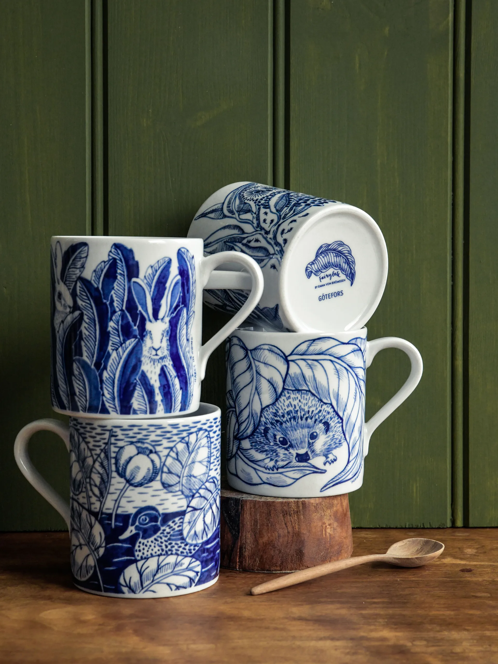 Owls at night κούπα 35 cl, Πολύχρωμο Götefors Porslin