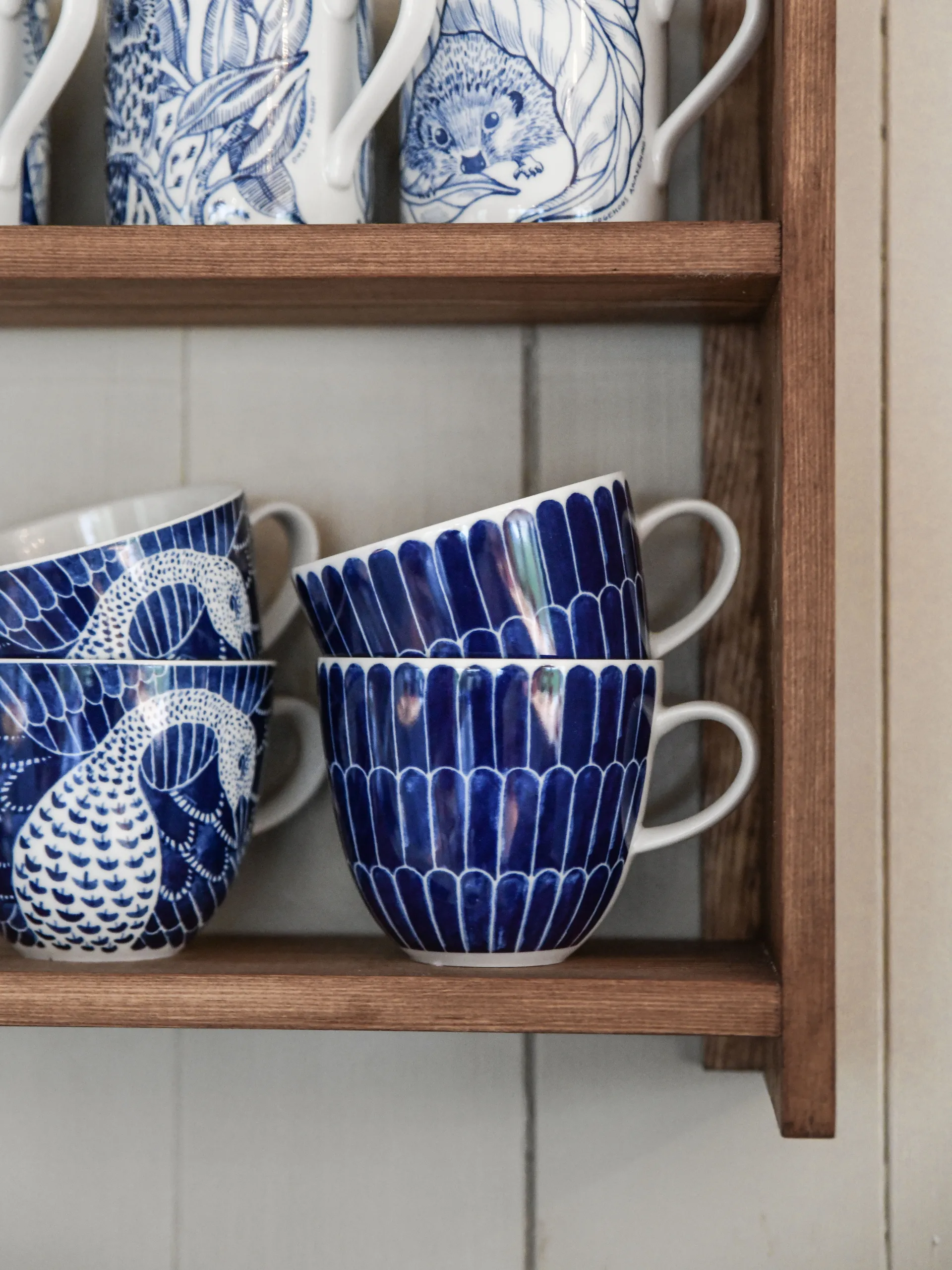 Κούπα Selma με γαλάζιο φτερό, 41cl Götefors Porslin