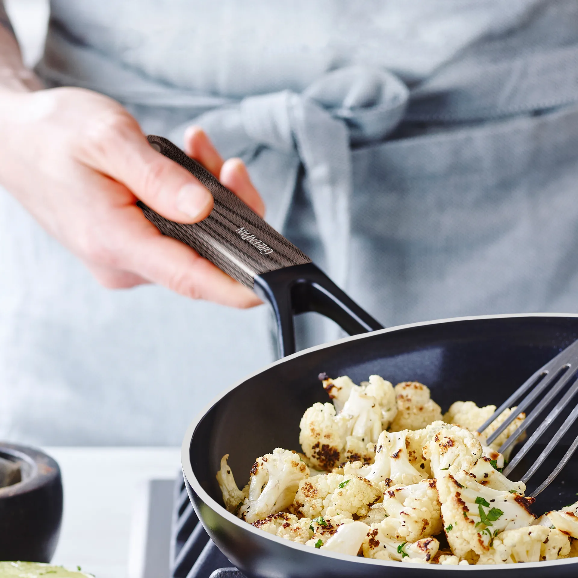 Eco Smartshape τηγάνι 20 cm, Dark wood GreenPan