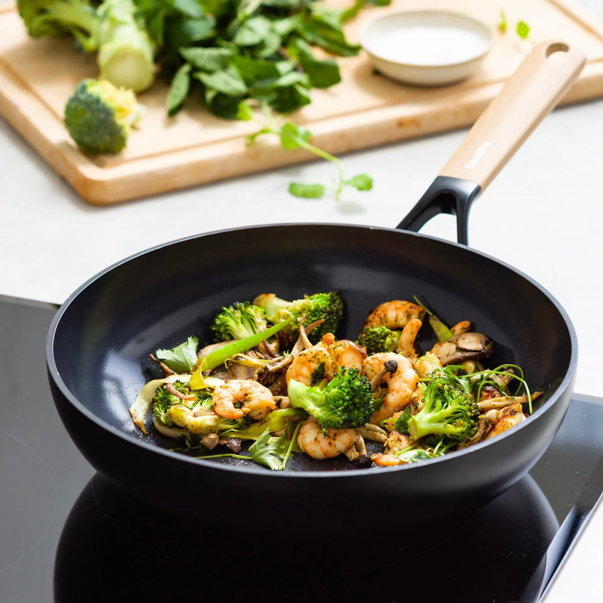 Eco Smartshape γουόκ 28 cm, Light wood GreenPan