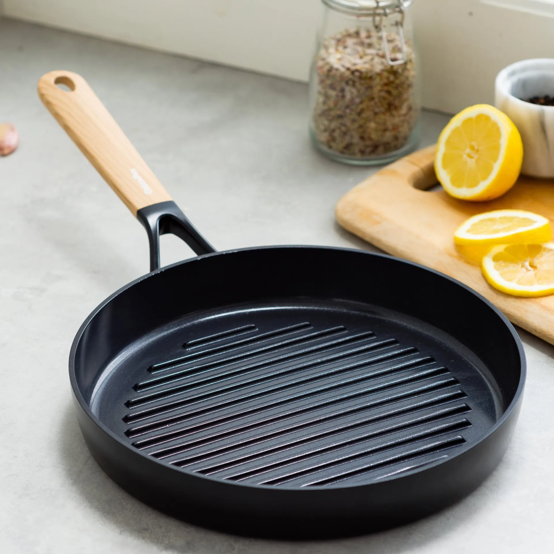 Eco Smartshape σχαροτήγανο 28 cm, Light wood GreenPan