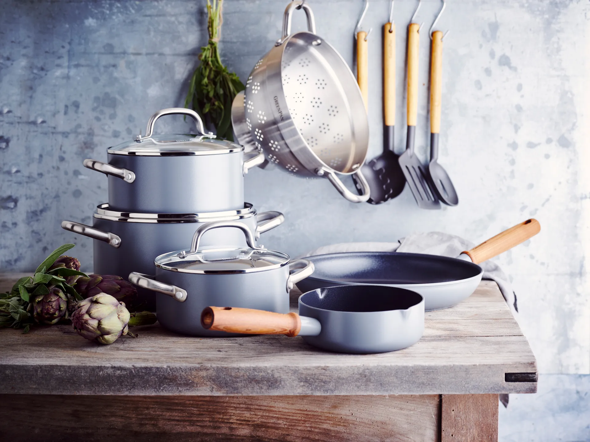 Mayflower Pro σετ κατσαρόλας και τηγανιού, 13 τεμάχια GreenPan