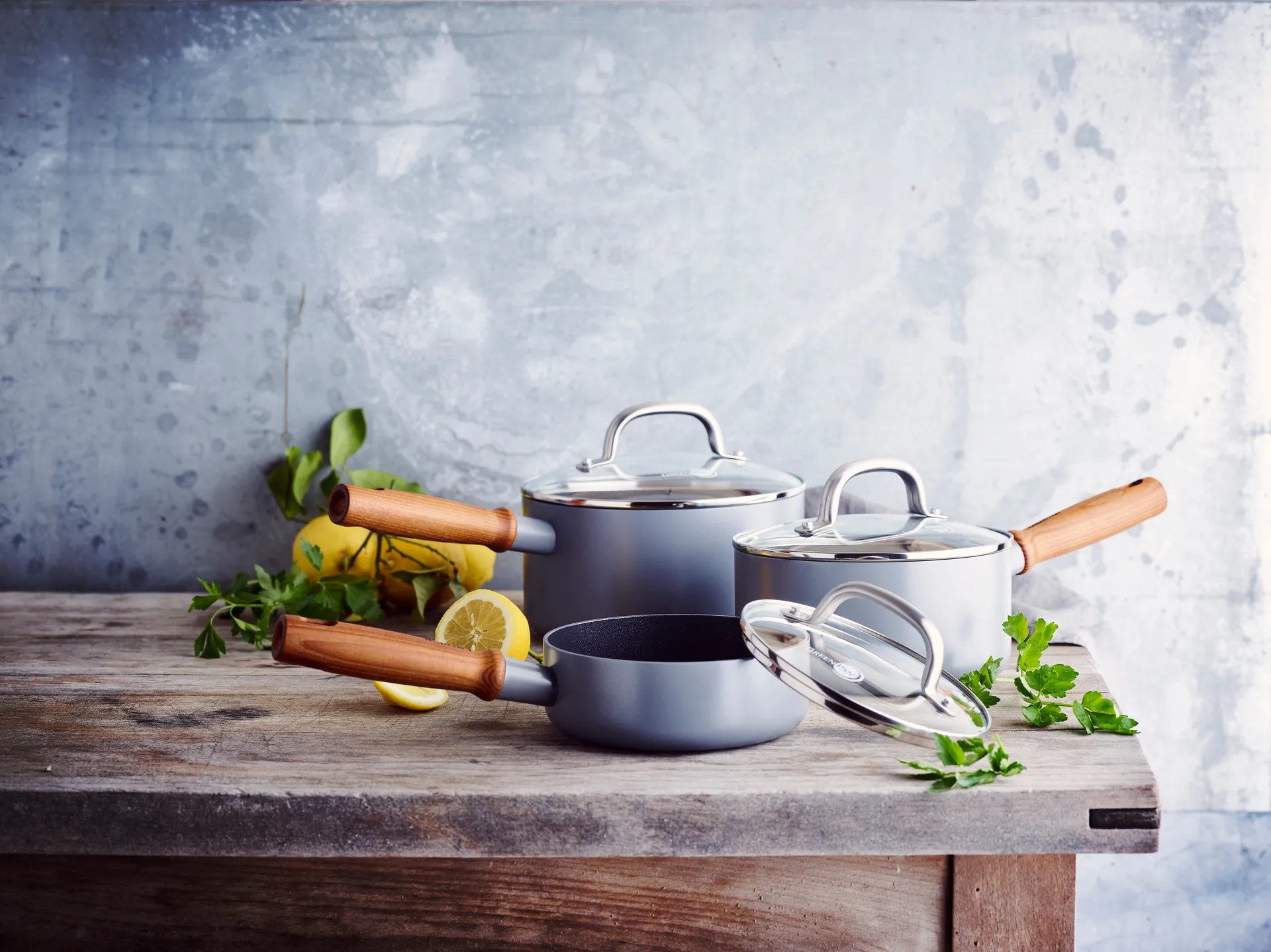 Mayflower Pro κατσαρολάκια σετ + καπάκι, 6 τεμάχια GreenPan