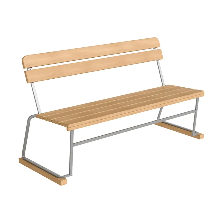 Καναπές 3 - Λαδωμένη δρυς-θερμά γαλβανισμένο σκελετό - Grythyttan Stålmöbler