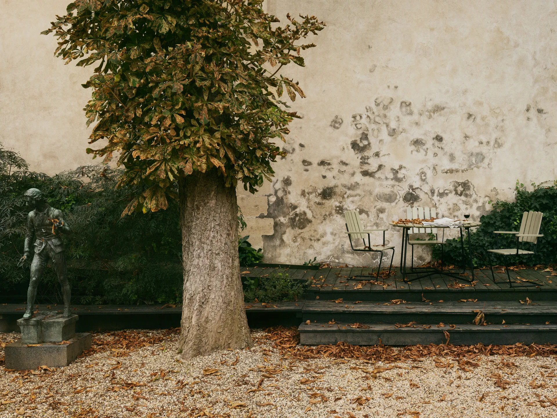 Πολυθρόνα A2, Ανοιχτό πράσινο δρυς-μαύρο Grythyttan Stålmöbler