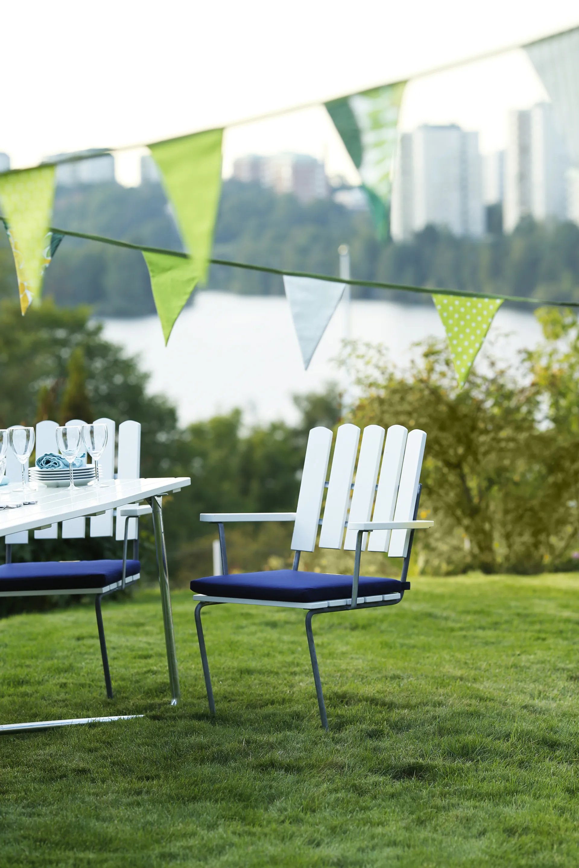 Μαξιλάρι καθίσματος A2, Sunbrella μπλε Grythyttan Stålmöbler