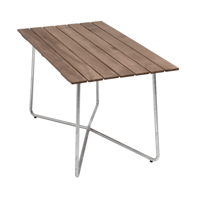 Τραπέζι B25A, Teak -βάση γαλβανισμένη εν θερμώ Grythyttan Stålmöbler