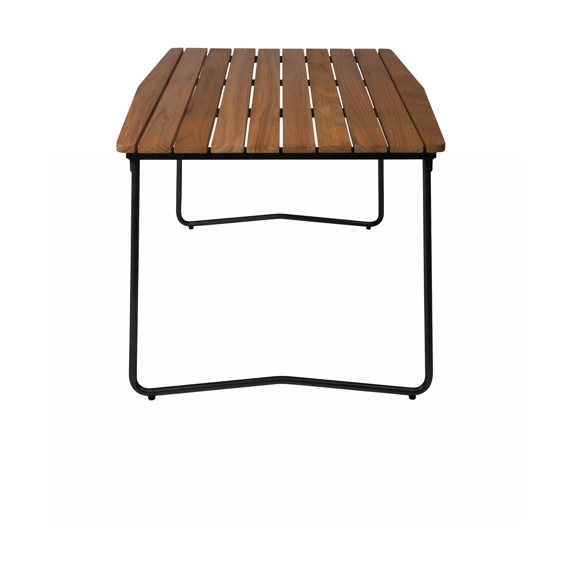 Τραπεζαρία B31, Ανεπεξέργαστο ξύλο τικ-μαύρο Grythyttan Stålmöbler