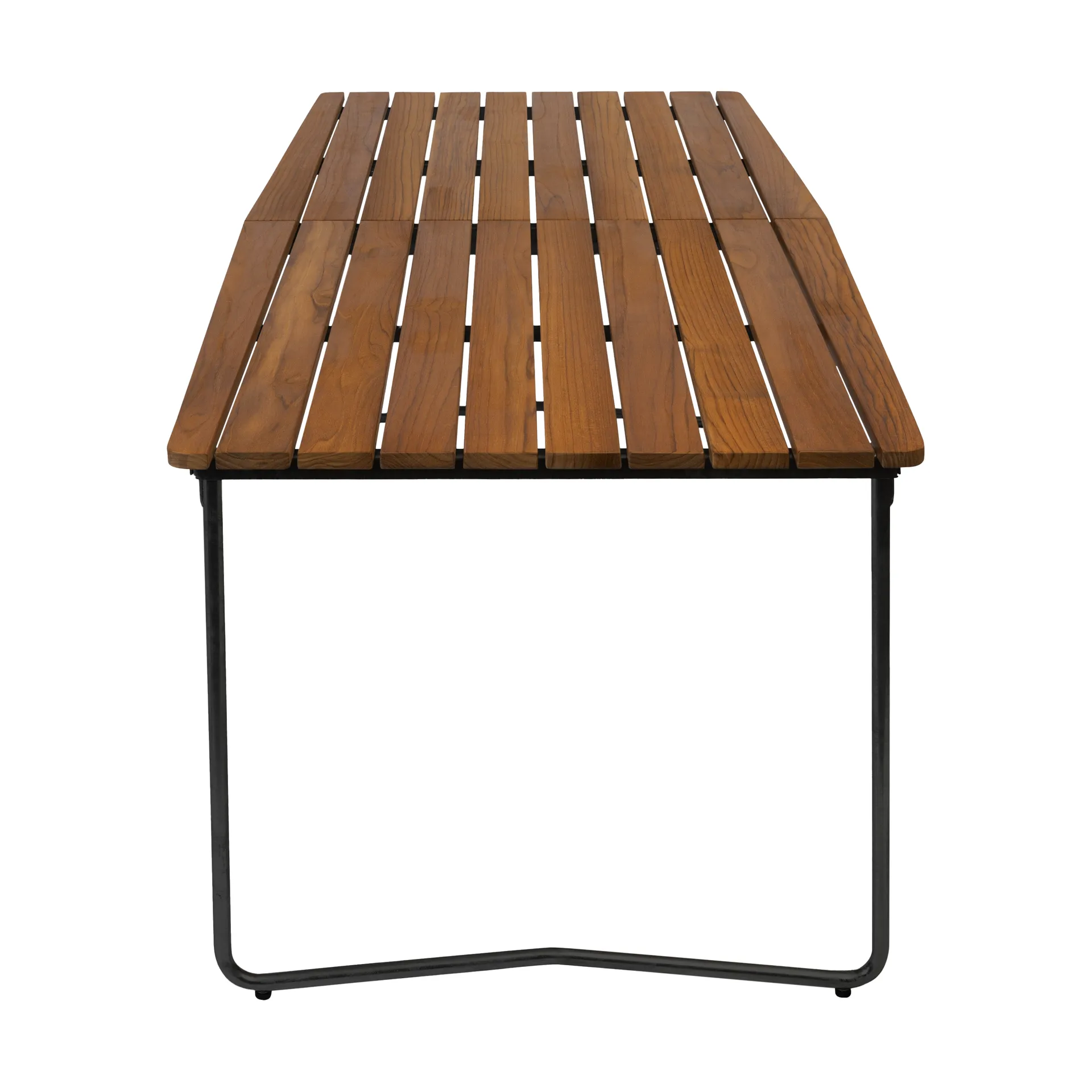 Τραπεζαρία B31, Ανεπεξέργαστο ξύλο τικ-μαύρο Grythyttan Stålmöbler