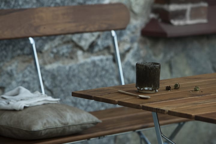 Τραπέζι Bryggeri , Teak -βάση γαλβανισμένη εν θερμώ Grythyttan Stålmöbler
