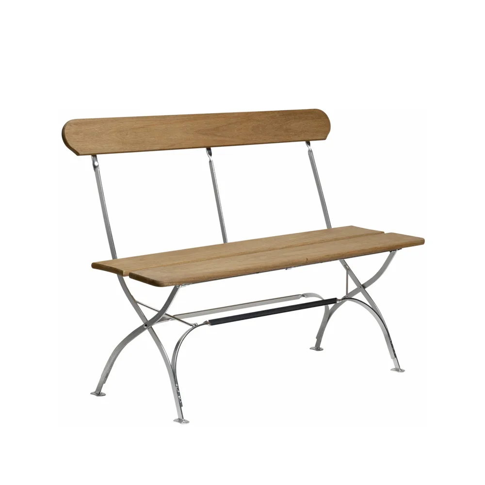 Καναπές Bryggeri , Δρύινη βάση βερνικώμενη γαλβανισμένη με θερμή εμβάπτιση Grythyttan Stålmöbler