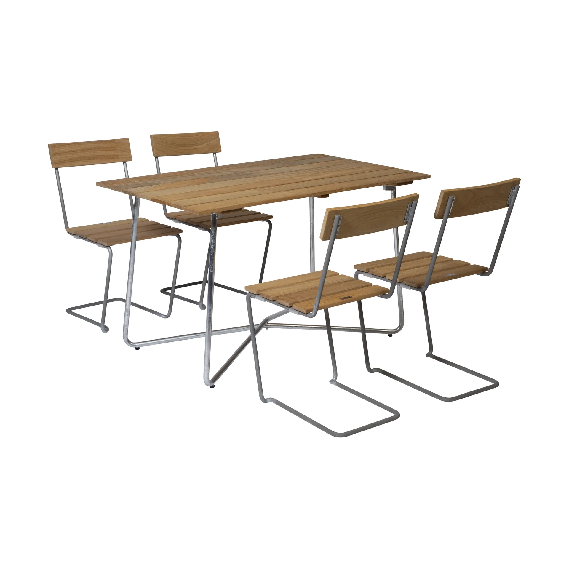 Σετ τραπεζαρίας Grythyttan B25A + 4 τεμ. Καρέκλα 1 teak,  Grythyttan Stålmöbler