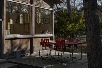 Κάλυμμα επίπλων Grythyttan - Τραπεζαρία B31 170 εκ. + 4 καρέκλες - Grythyttan Stålmöbler