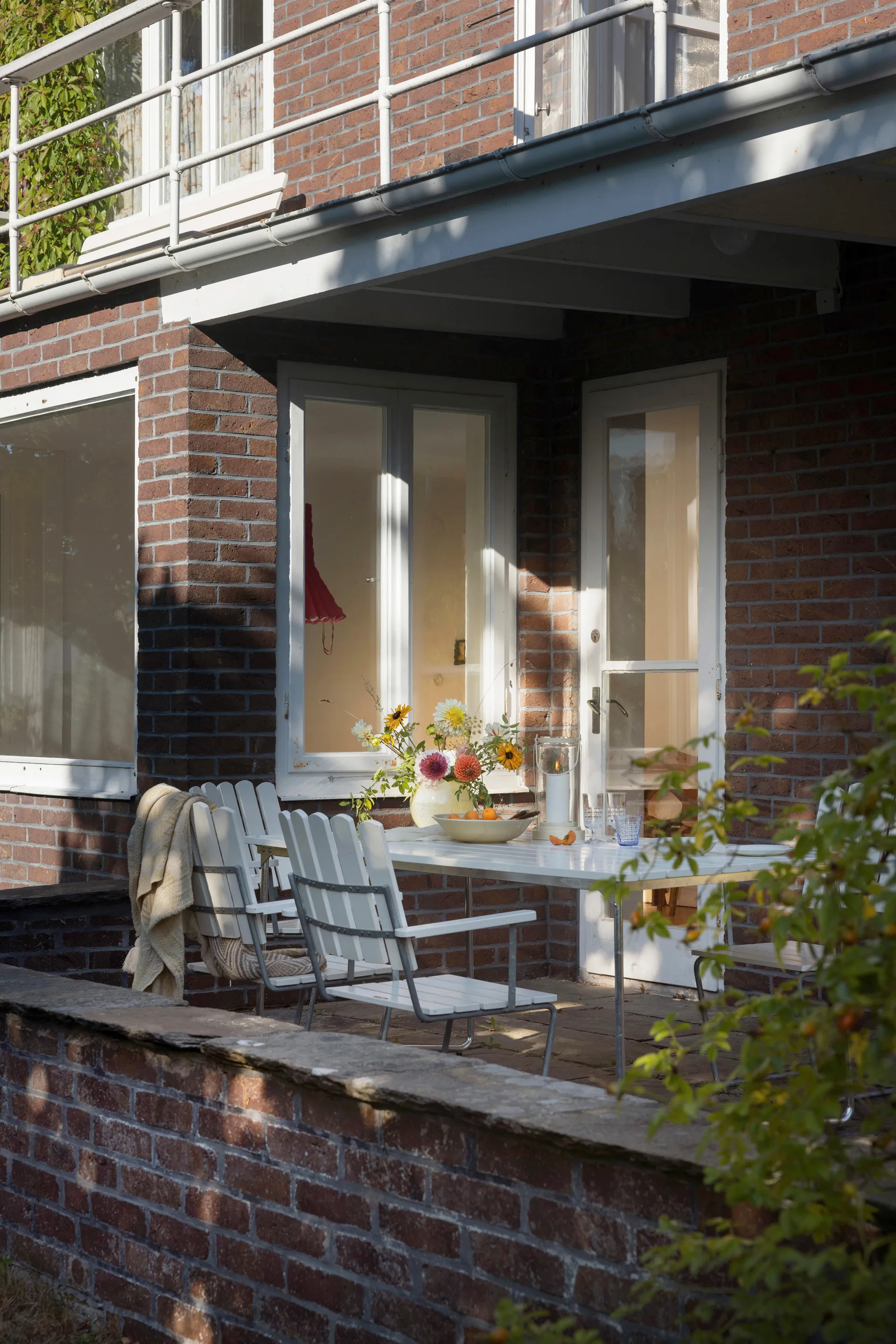 Σετ τραπεζαρίας Grythyttan λευκό B31 170 cm + 4τμχ A2 Grythyttan Stålmöbler