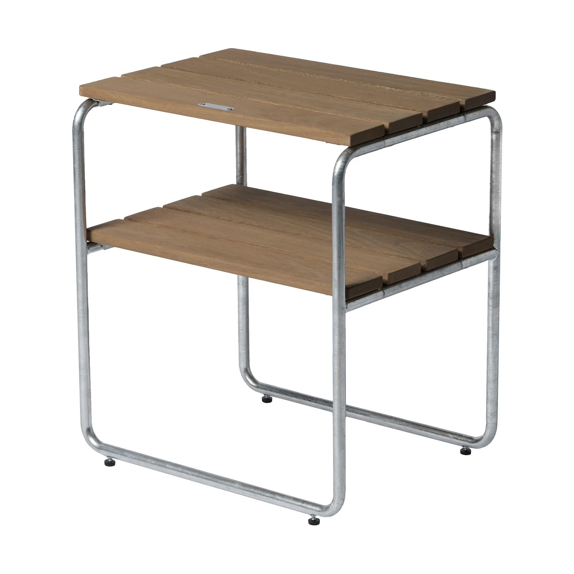 Συνοδευτικό τραπέζι Grythyttan, Δρύινη βάση βερνικώμενη γαλβανισμένη με θερμή εμβάπτιση Grythyttan Stålmöbler