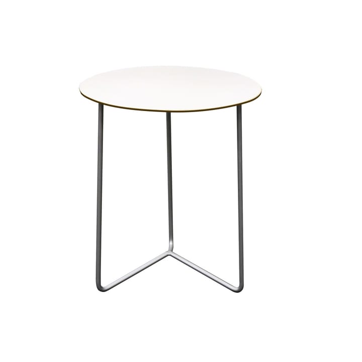 High Tech τραπέζι ø60 cm - Λευκή - γαλβανισμένη βάση - Grythyttan Stålmöbler