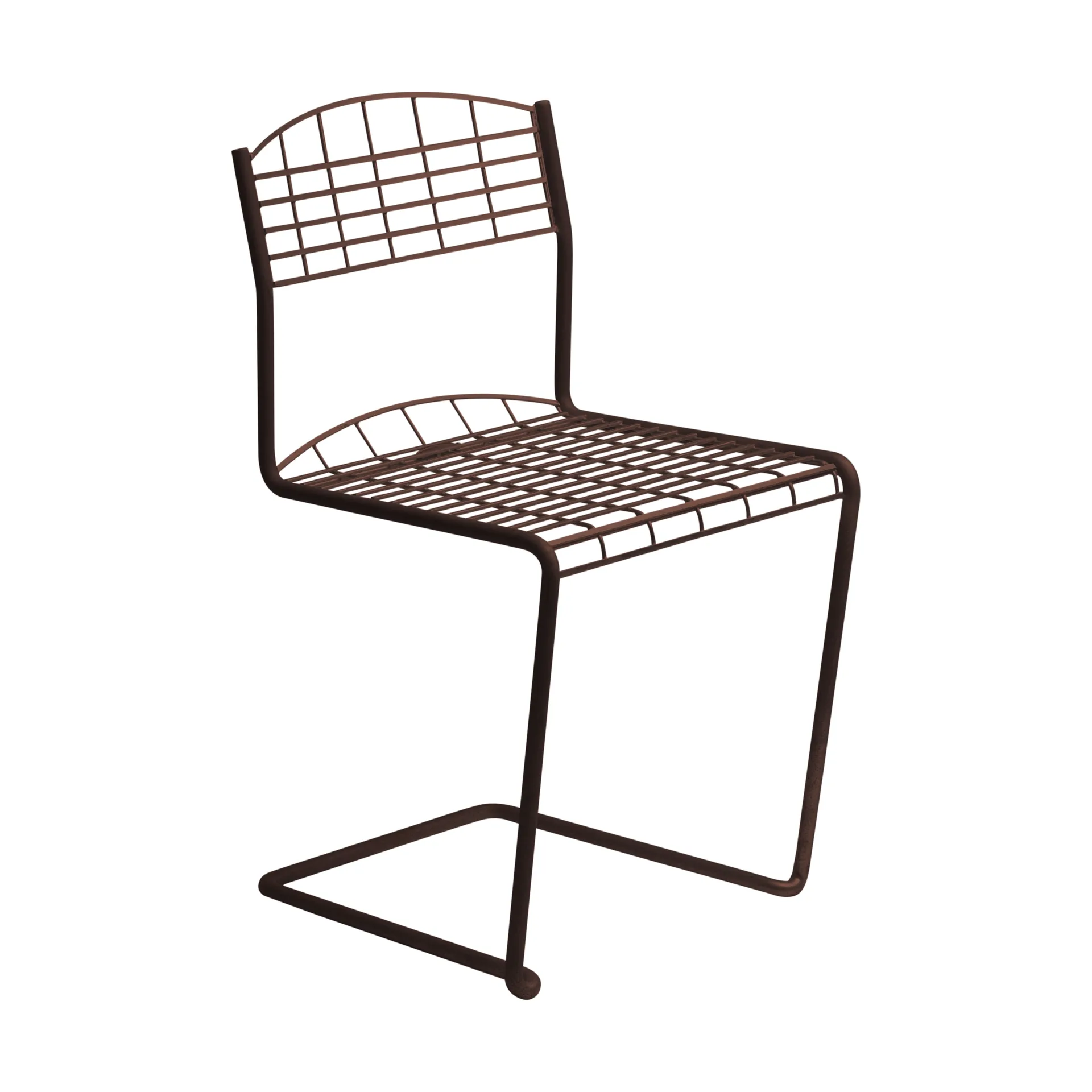 High Tech καρέκλα, Chestnut Grythyttan Stålmöbler