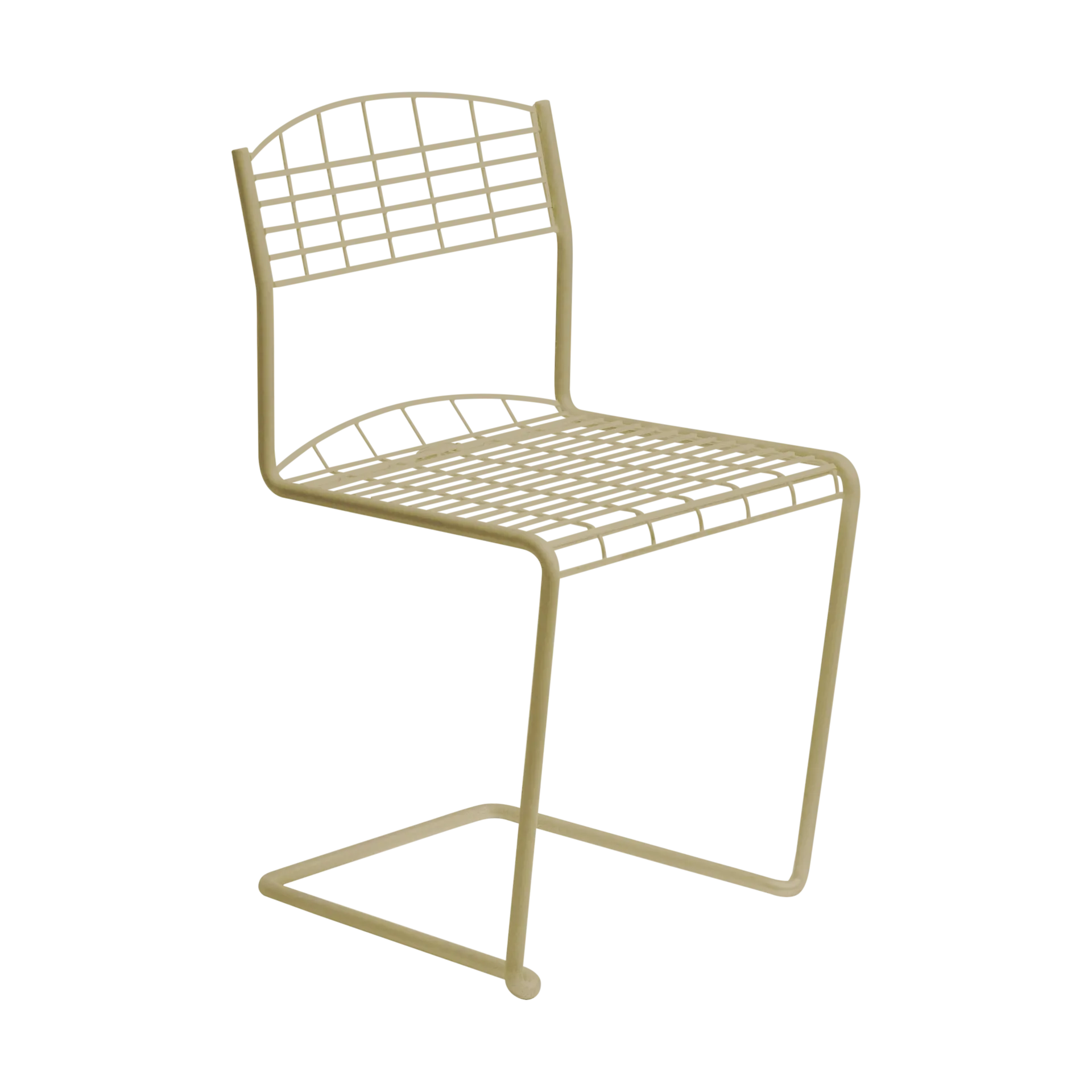 High Tech καρέκλα, Ivory Grythyttan Stålmöbler