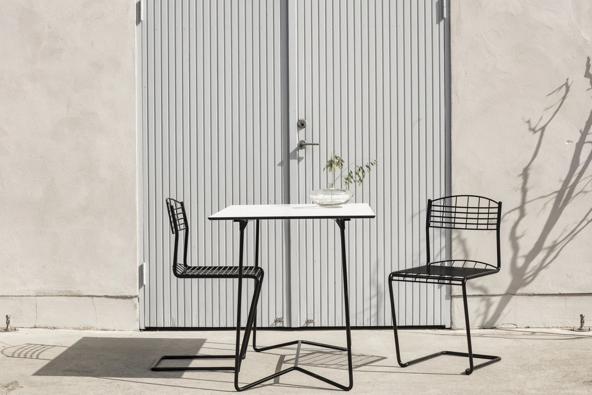 High Tech καρέκλα, Μαύρο Grythyttan Stålmöbler