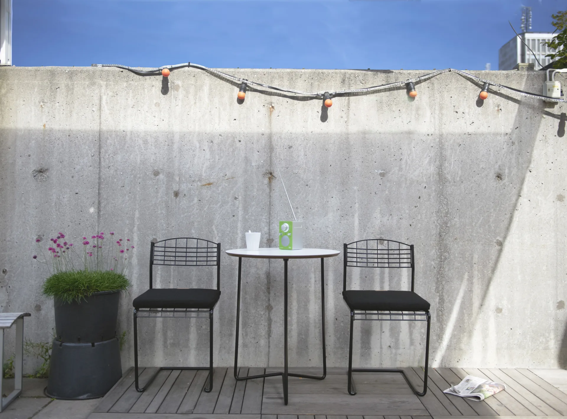 High Tech καρέκλα, Μαύρο Grythyttan Stålmöbler