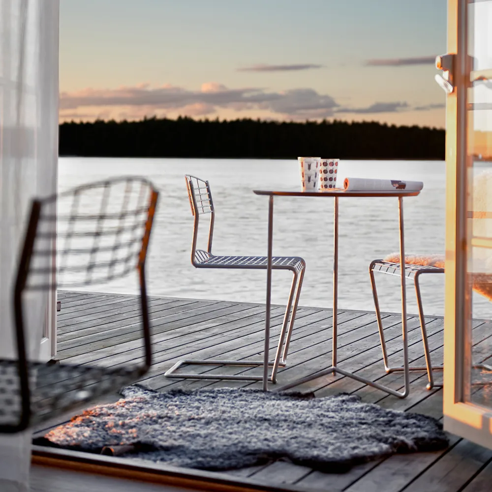 High Tech καρέκλα, Γαλβανισμένο εν θερμώ Grythyttan Stålmöbler