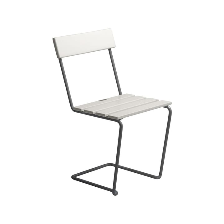 Καρέκλα Stol 1 - Λευκή λακαρισμένη δρυς - γαλβανισμένη εν θερμώ - Grythyttan Stålmöbler