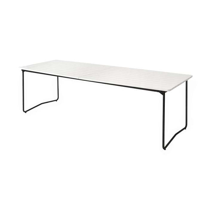 Table B31 τραπέζι φαγητού 230 εκ., Λευκό βερνίκι βελανιδιάς-μαύρο Grythyttan Stålmöbler