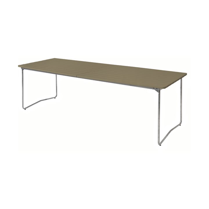 Table B31 τραπέζι φαγητού 230 εκ., Ανοιχτό πράσινο δρυς-γαλβανισμένο ατσάλι Grythyttan Stålmöbler