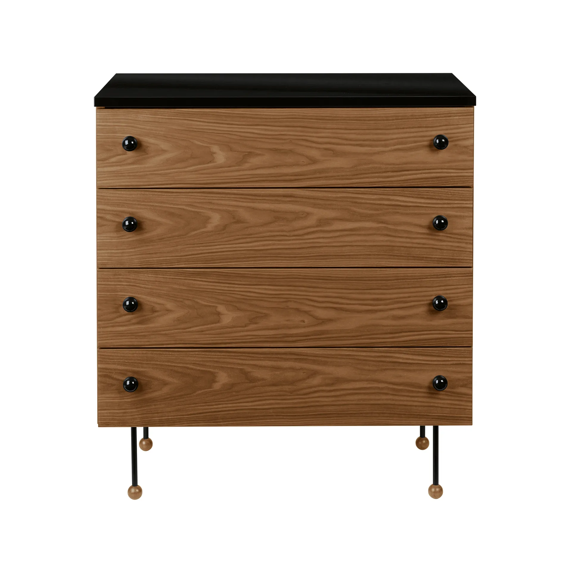 62 Συρταριέρα, american walnut, 4 συρτάρια GUBI