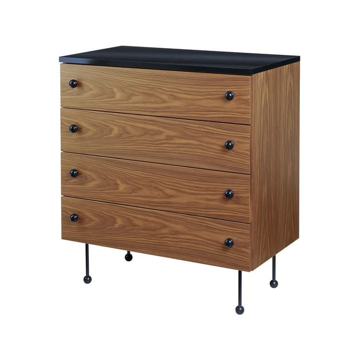 62 Συρταριέρα, american walnut, 4 συρτάρια GUBI