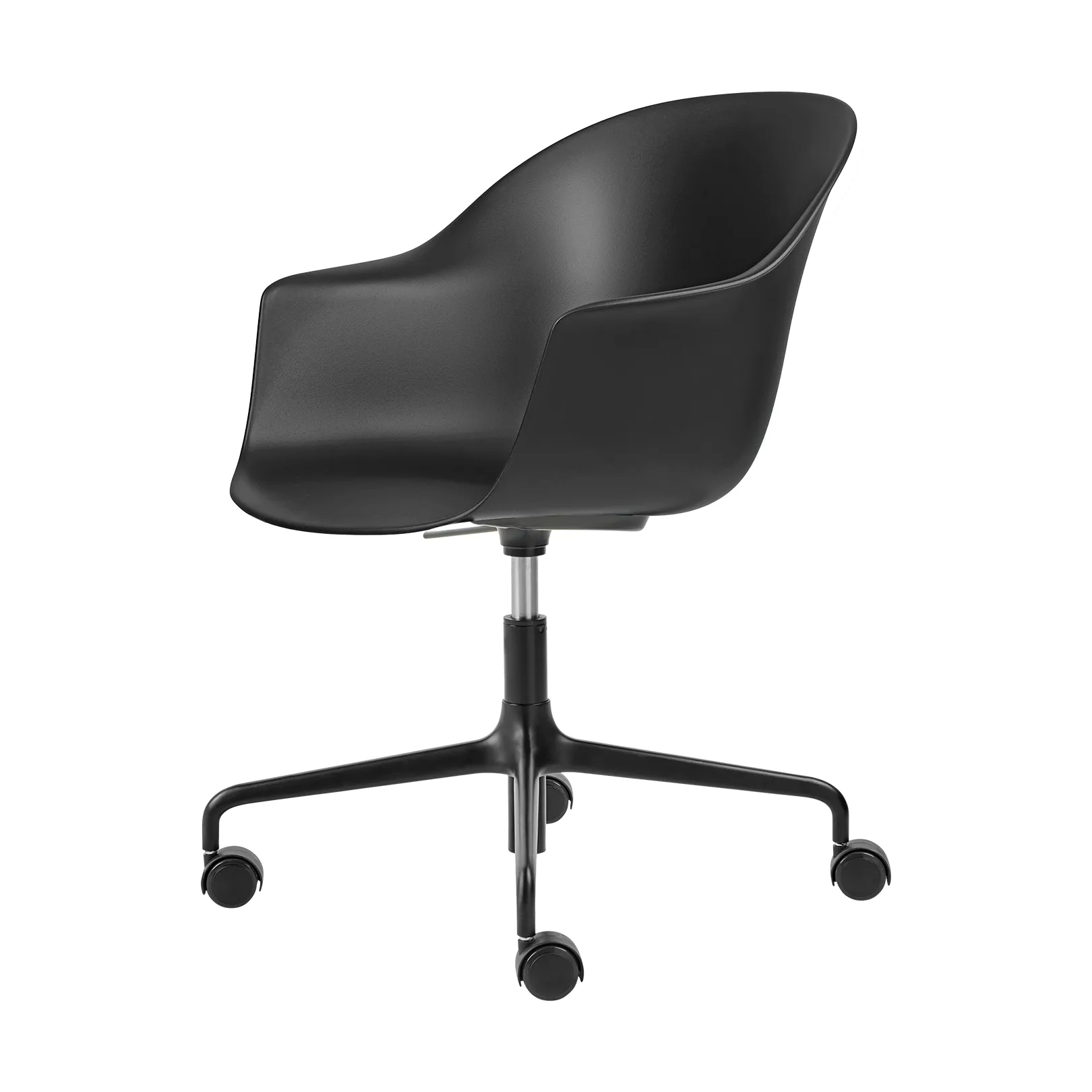 Καρέκλα γραφείου Bat Meeting Chair, Black-black GUBI