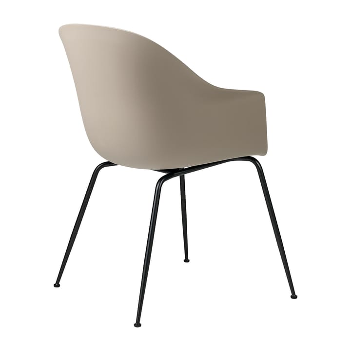 Καρέκλα Bat πλαστικά μαύρα πόδια, New Beige GUBI