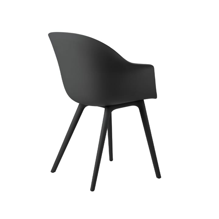 Καρέκλα Bat Plastic, Black GUBI