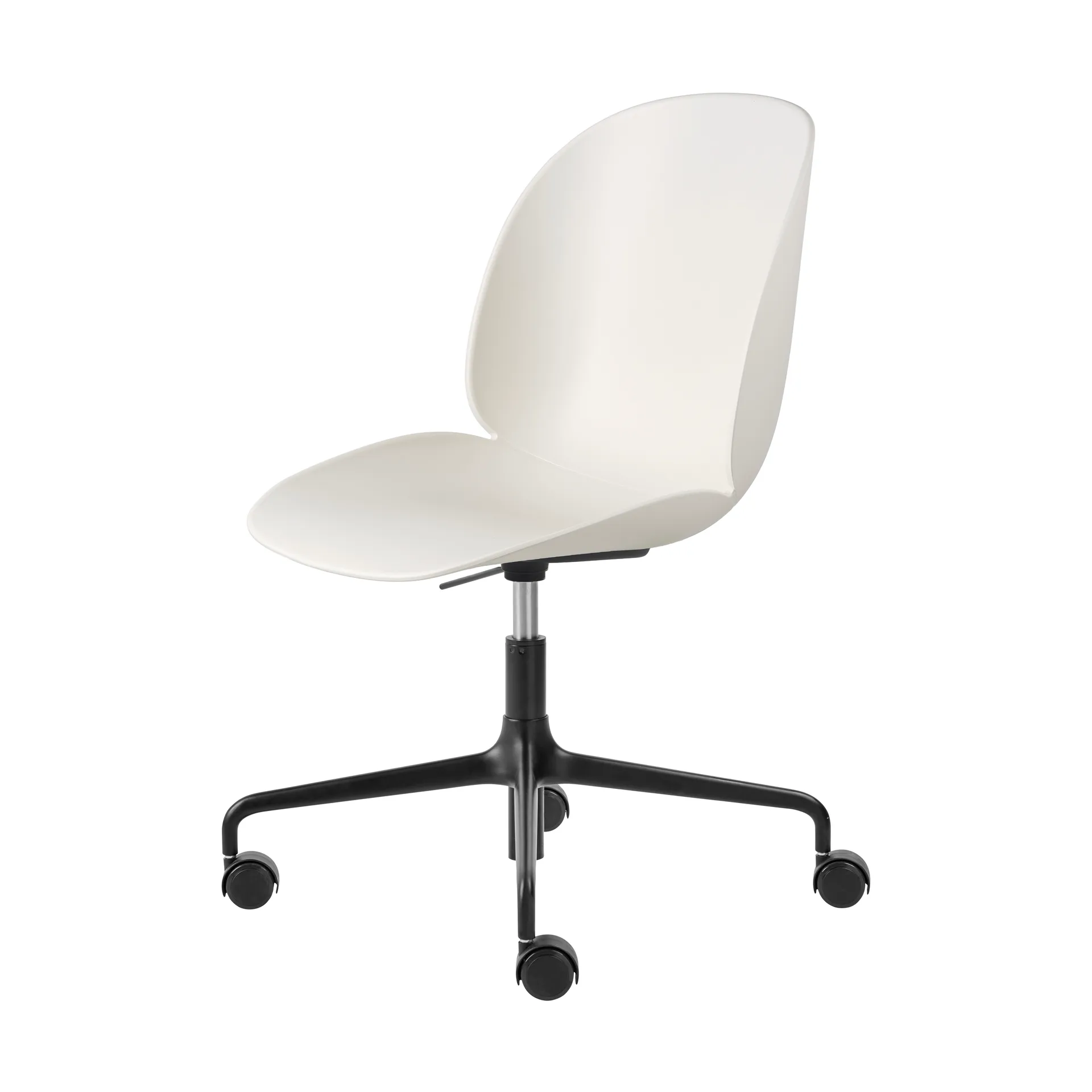 Καρέκλα γραφείου Beetle Meeting Chair, Alabaster white-black GUBI