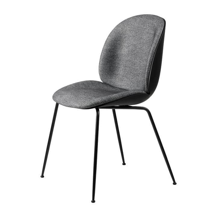 Καρέκλα Beetle με επικαλυμμένο μπροστινό μέρος/ μαύρα πόδια - Plain 0023-black - GUBI