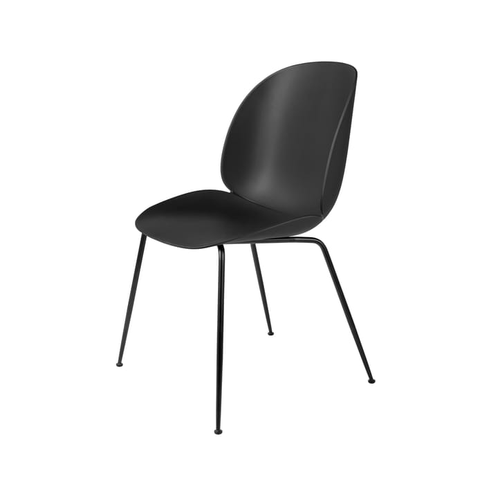 Καρέκλα Beetle - Μαύρο, μαύρο ατσάλινο πλαίσιο - GUBI