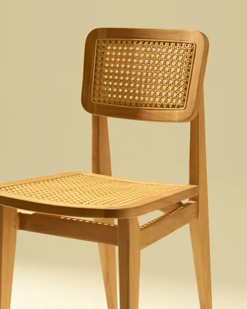 C-chair Outdoor καρέκλα - All french cane-natural teak - GUBI