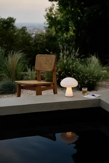 C-chair Outdoor καρέκλα - All french cane-natural teak - GUBI