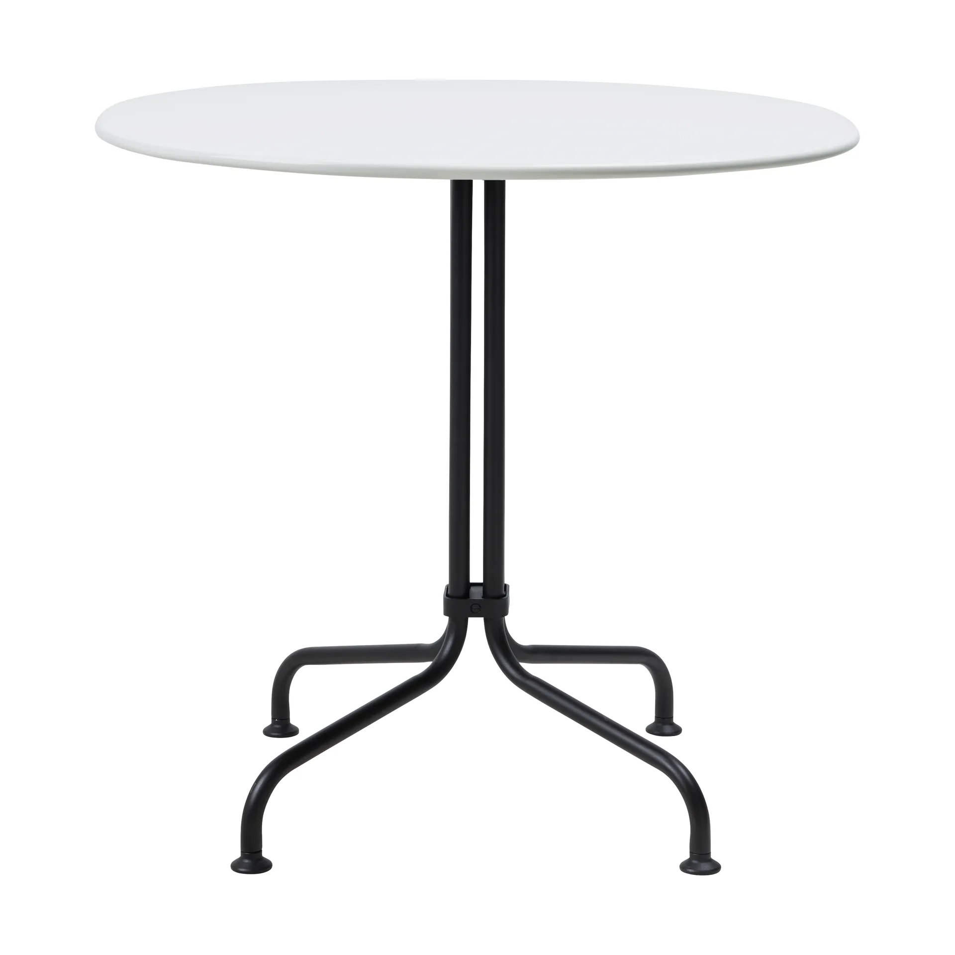Carmel Bistro τραπεζαρία 75x75 εκ., Clam white-black semi matt GUBI