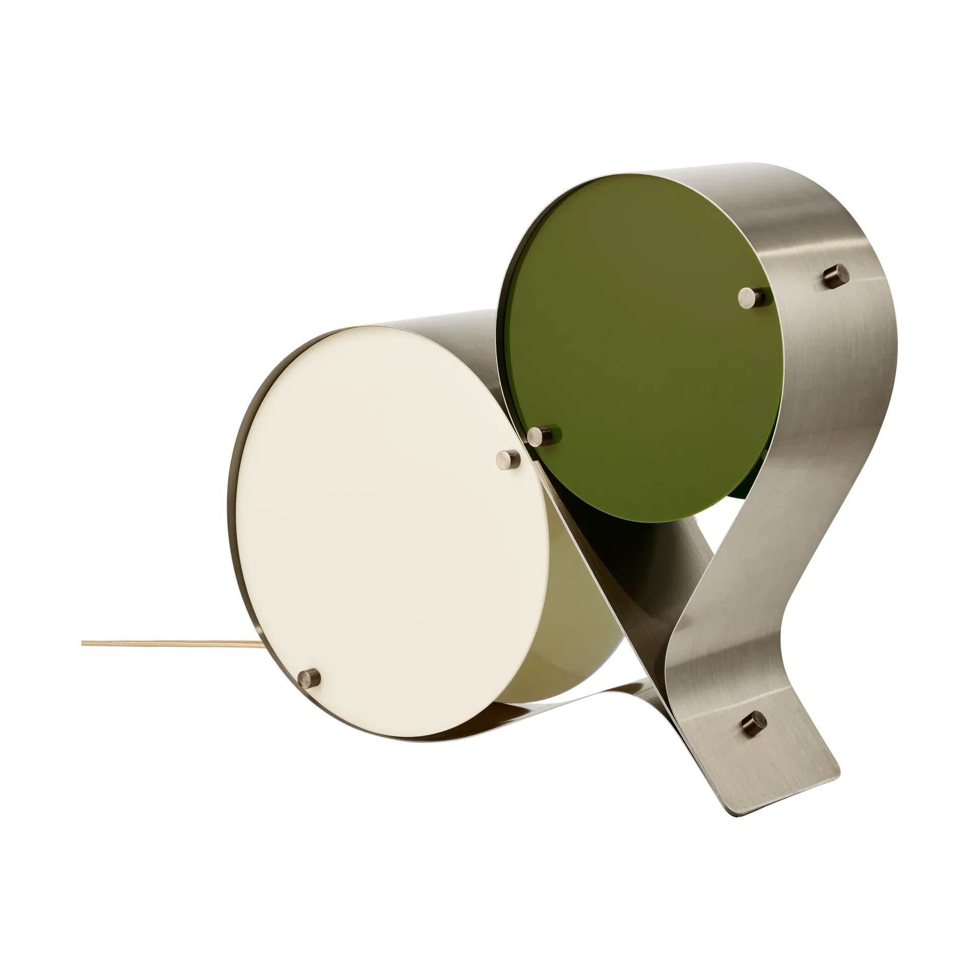 Επιτραπέζιο φωτιστικό Coppia, Ivory & olive GUBI