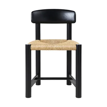 Daumiller Side Chair καρέκλα - Natural Rush-brown/black pine - GUBI