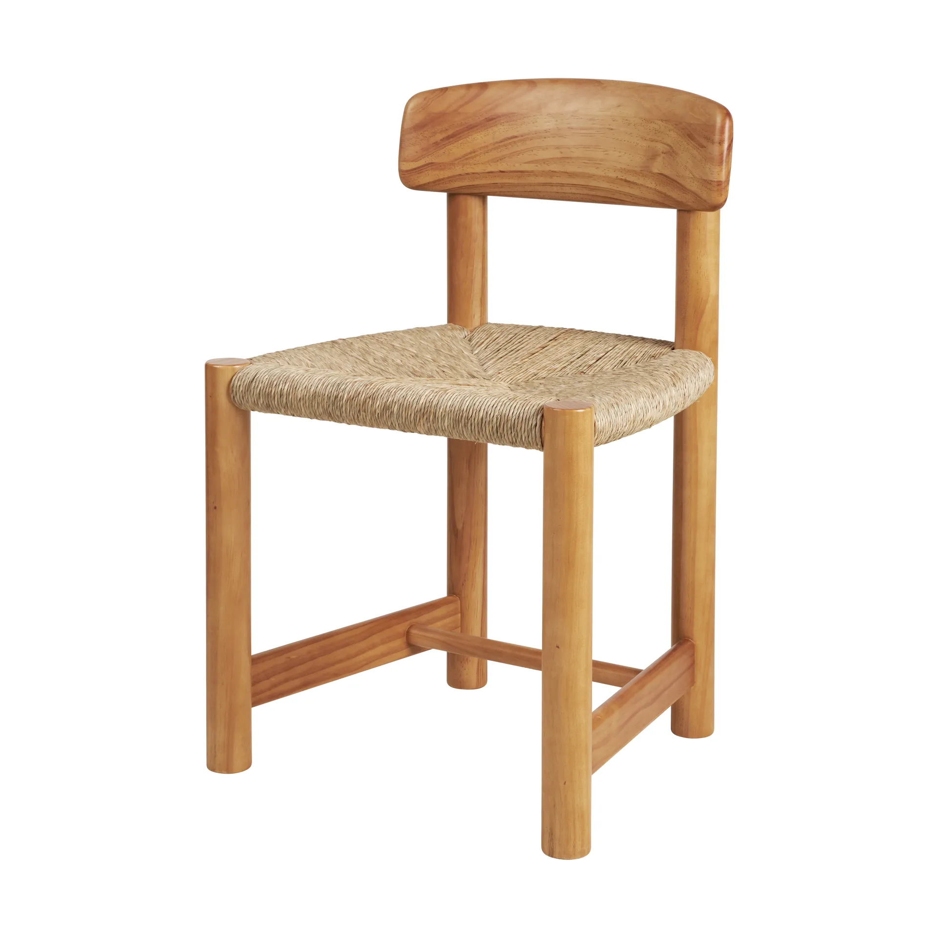 Daumiller Side Chair καρέκλα, Natural Rush-golden pine GUBI