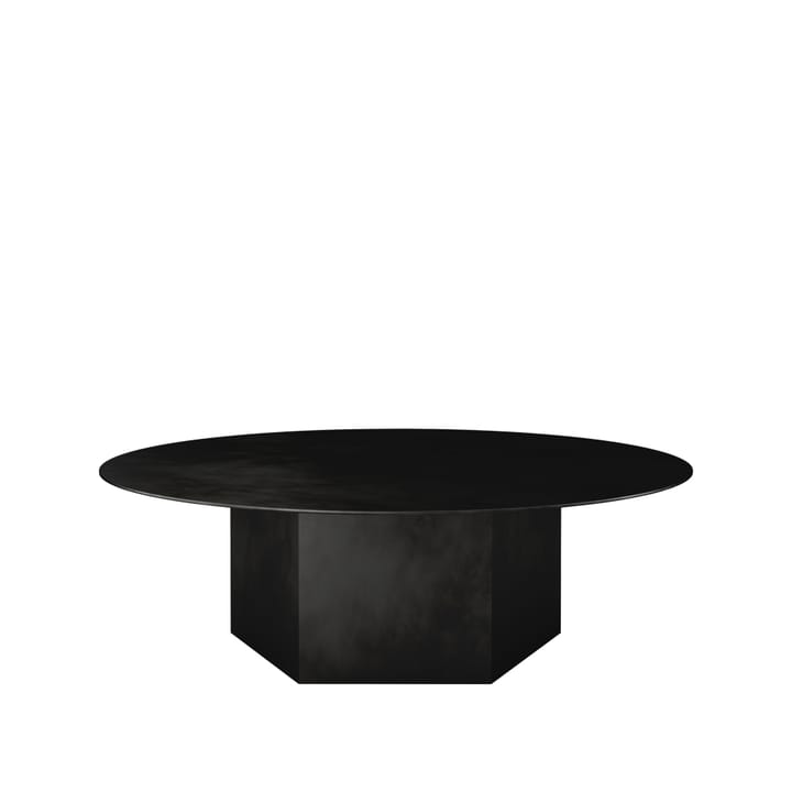 Epic Steel τραπεζάκι σαλονιού - Midnight black, Ø110cm - GUBI