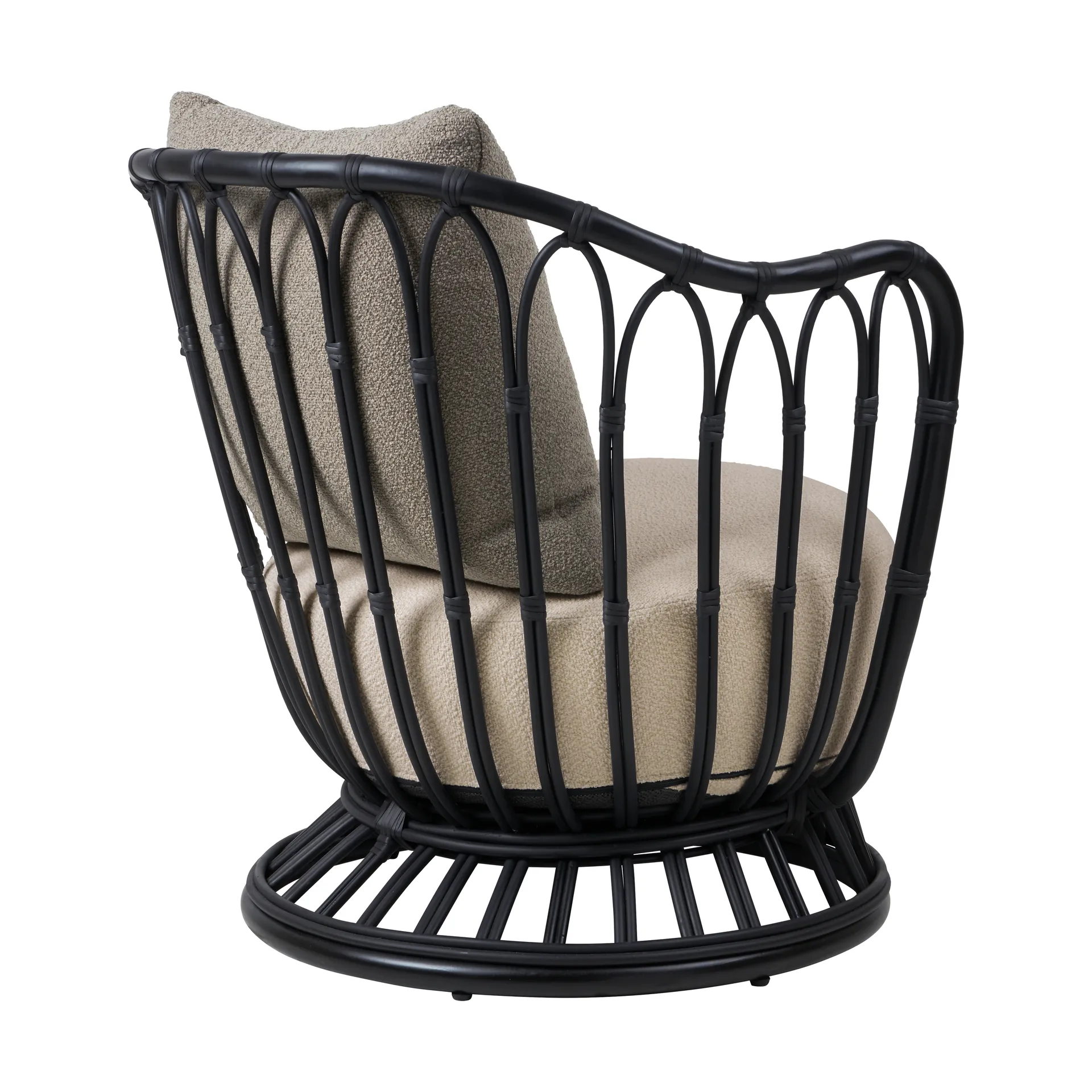 Grace Outdoor πολυθρόνα, Lorkey Limonta 41-43-black GUBI