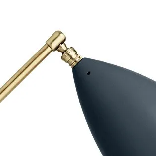 Grasshopper επιτραπέζιο φωτιστικό - ανθρακίτης - GUBI