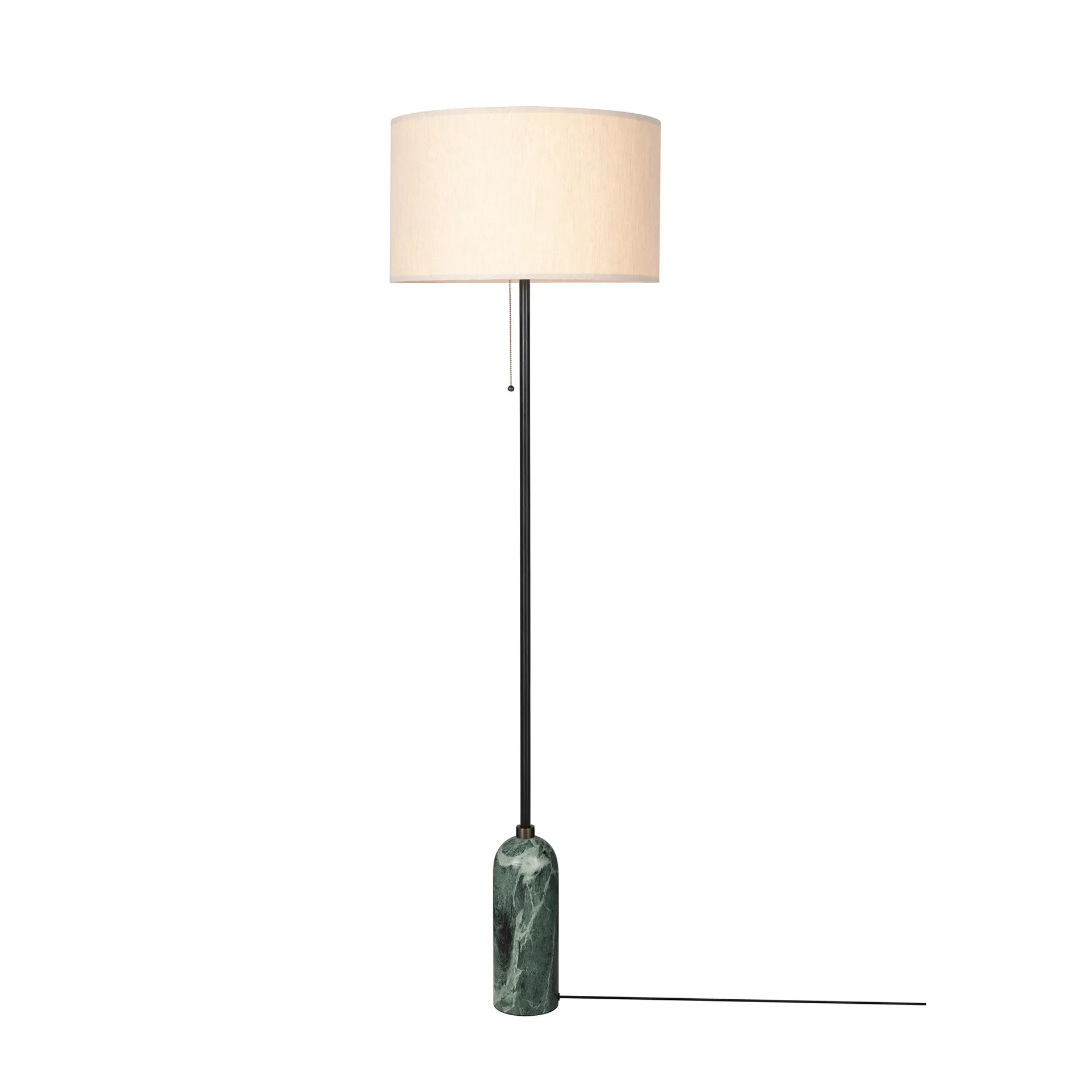 Gravity επιδαπέδιο φωτιστικό, Emerald marble-canvas GUBI