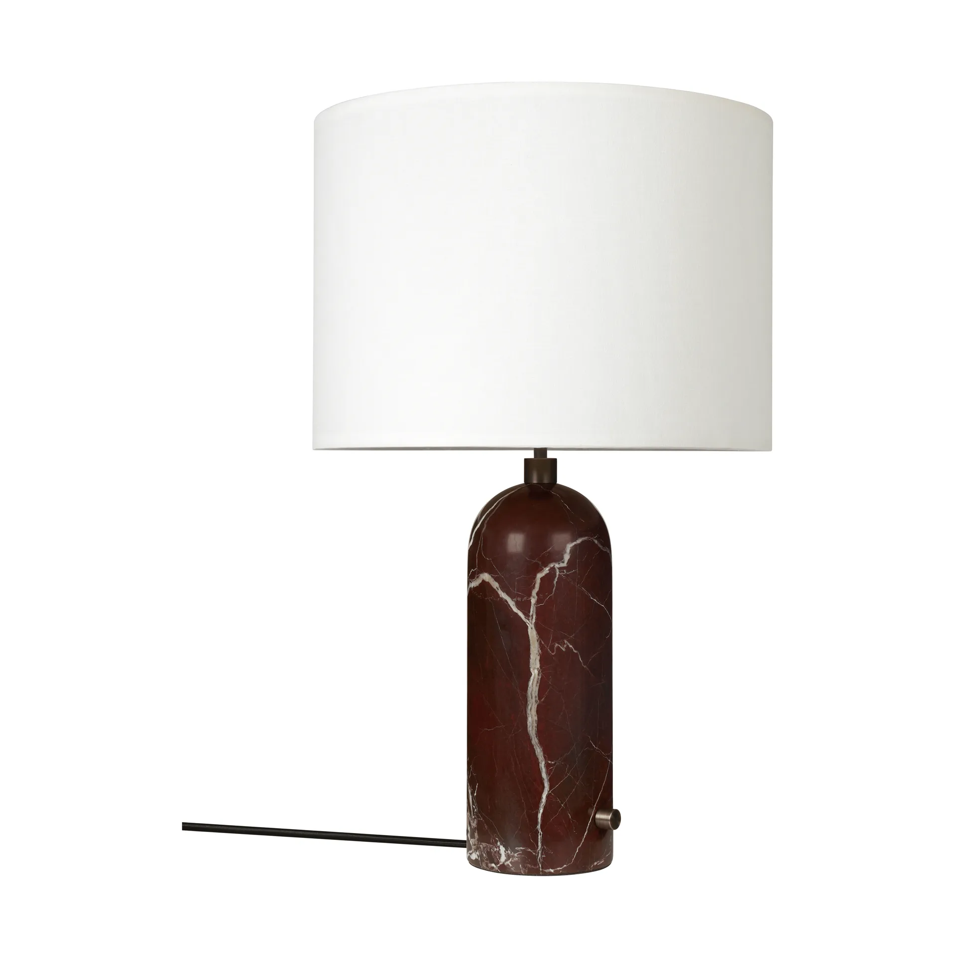 Gravity L επιτραπέζιο φωτιστικό , Maroon marble-white GUBI