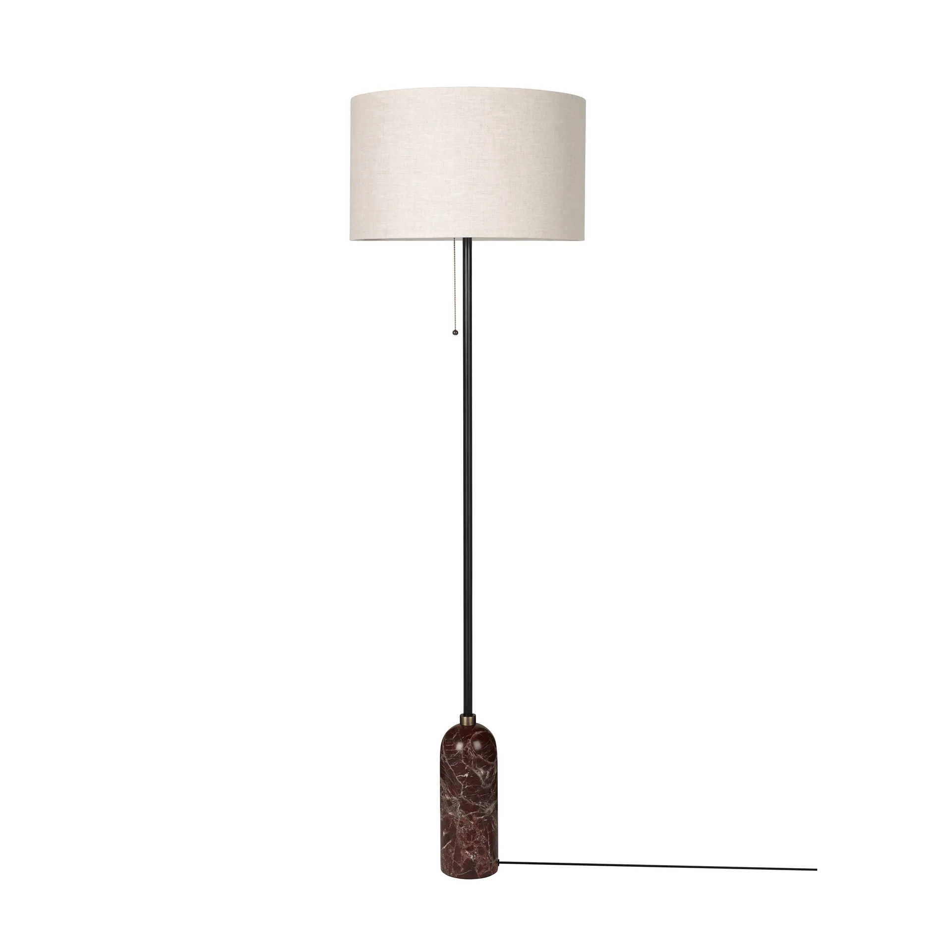 Gravity επιδαπέδιο φωτιστικό, Maroon marble-canvas GUBI
