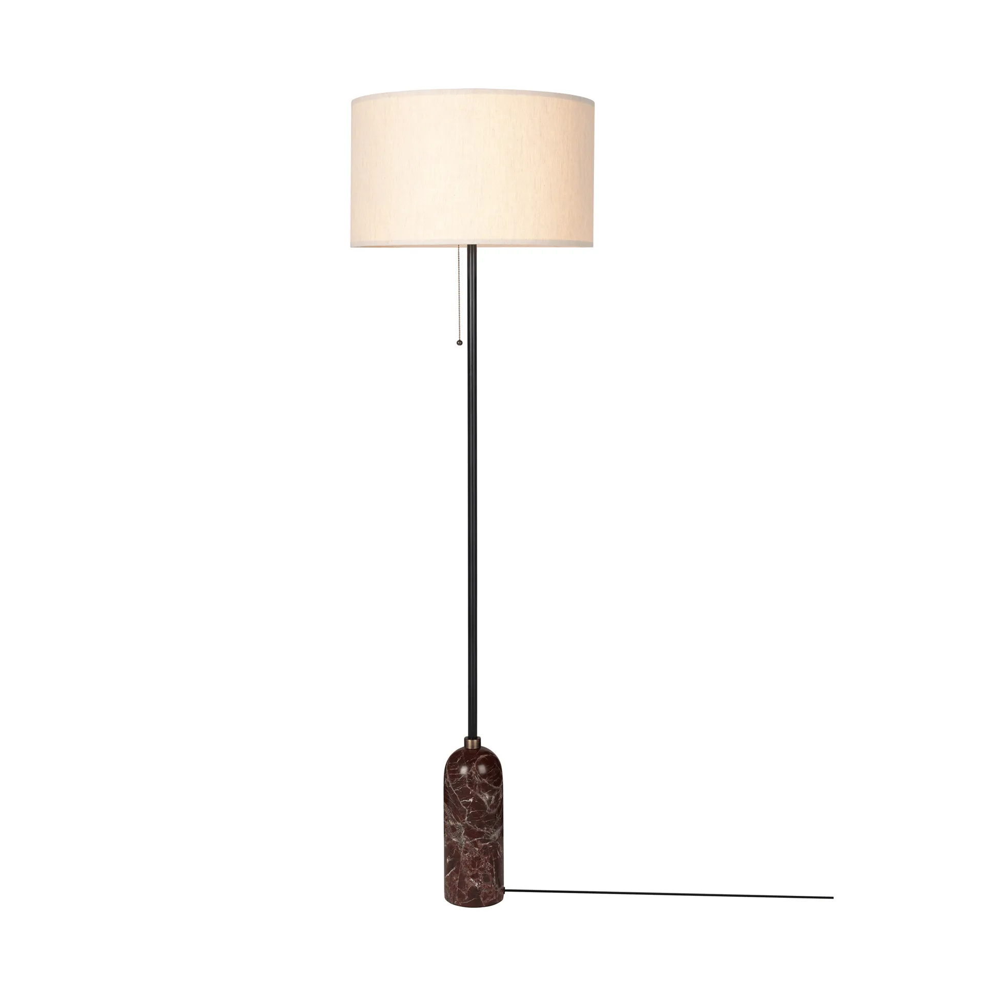 Gravity επιδαπέδιο φωτιστικό, Maroon marble-canvas GUBI