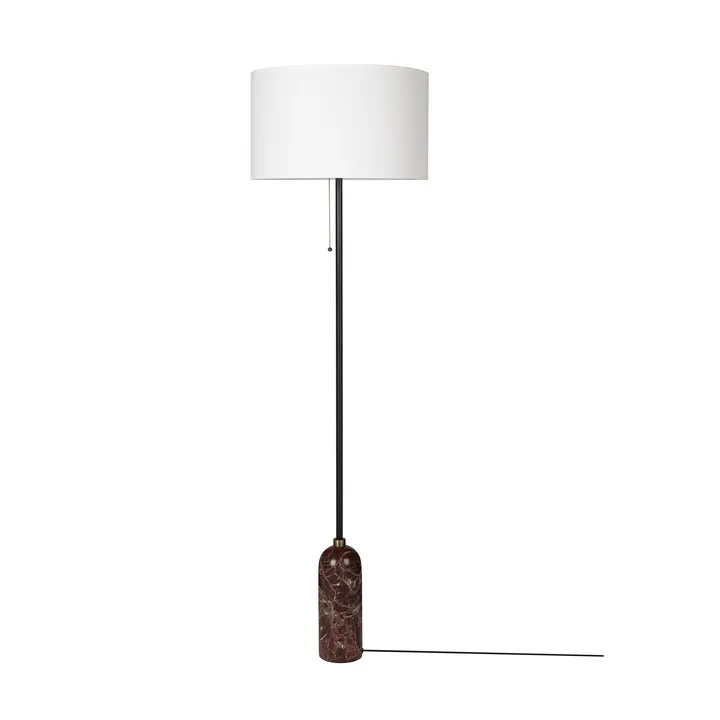 Gravity επιδαπέδιο φωτιστικό - Maroon marble-white - GUBI